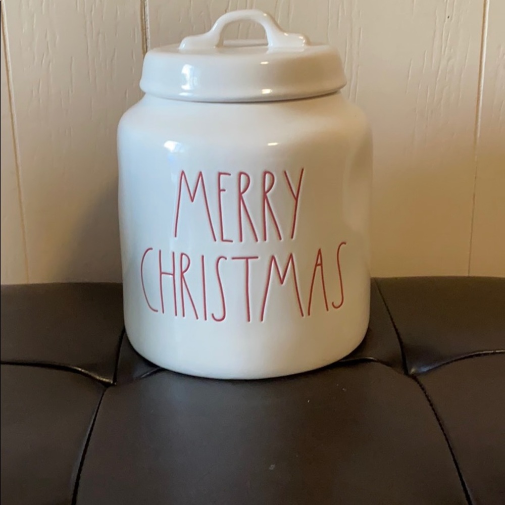 Rae Dunn Christmas canister